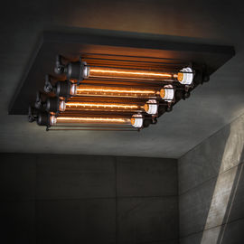Industrial semi flush mount ceiling Lamp Fixture for Dining room Kitchen Lighting (WH-LA-18)
