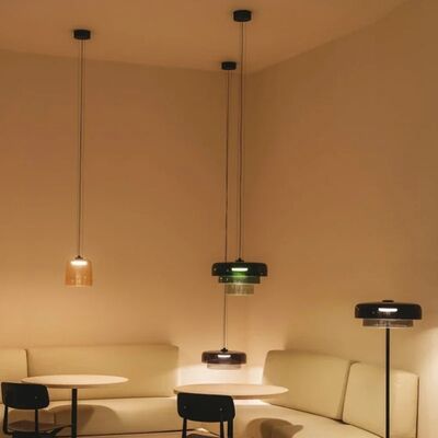 Simple Vintage Glass Lampshade Pendant Lamps Minimalist Dining Room Cafe Bar LED Chandelier （WH-AP-674）
