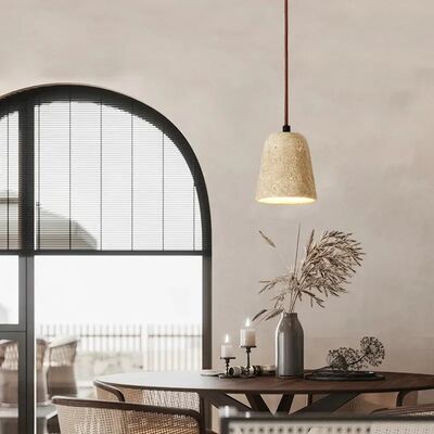 Wabi Sabi Pendant Light Designer Retro Stone Light Bedroom Bedside Dining Lights（WH-AP-676）