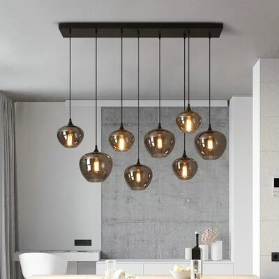 Modern Glass Chandeliers For Dining Tables Living Room Kitchen Office Coffee Hanging Lamp （WH-AP-679）