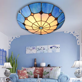Peacock tiffany ceiling lamp Fixtures For Indoor house Lighting (WH-TA-12)