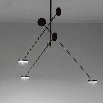 NEW Designer Led Chandelier Black Lustre Adjustable Bedroom Hanging Lamp （WH-AP-696）