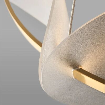 New Design Creative Acrylic LED Chandelier Nordic Modern Iron Gold Pendant Light （WH-AP-698）
