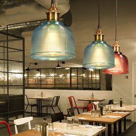 Glass cylinder pendant shade for Bar Coffee shop Restaurant Lighting Fixtures (WH-GP-25)