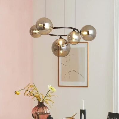 Magic Beans Chandelier Glass Bubbles Round G9 Light Fixture （WH-AP-719）