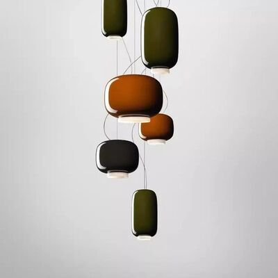 Foscarini 2 Chouchin Pendant-Cesta Pendant Lamp(WH-AP-721）