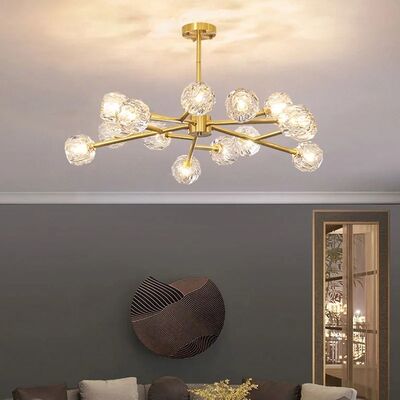 Postmodern branch chandelier living room lamp simple chandelier crystals light (WH-GP-184)