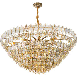 Suspension crystal luminaire Gold Hanging Lamp For Living room Sitiing room Decor (WH-AP-97)