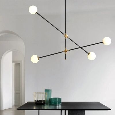 Nordic mid century modern chandelier Dining room Bubble glass ball chandelier (WH-GP-192)