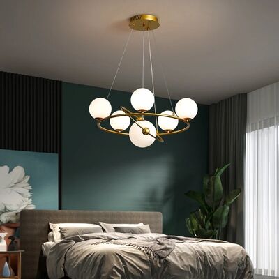Modern rings chandelier design creative glass ball lamp (WH-GP-193)