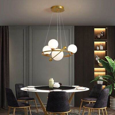 Modern rings chandelier design creative glass ball lamp (WH-GP-193)