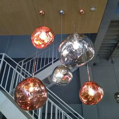 Nordic Lava Glass Chandelier for Bedroom Bedside Dining Room Pendant Lamp  (WH-GP-195)
