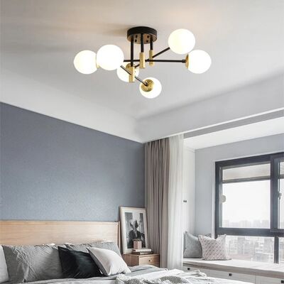 Simple Modern Led Ceiling Lamp Golden Living Room Bedroom Dining Room Study Home Lighting(WH-GP-196)
