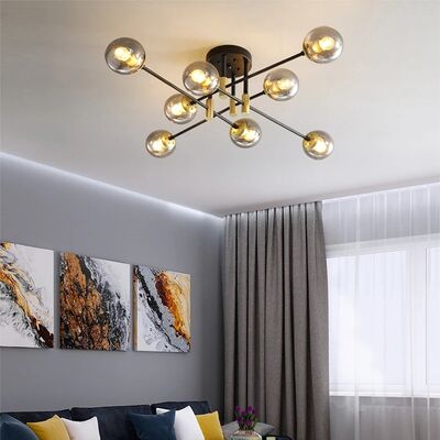 Simple Modern Led Ceiling Lamp Golden Living Room Bedroom Dining Room Study Home Lighting(WH-GP-196)