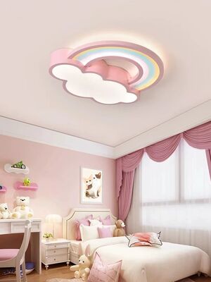 Princess Room Light Fixtures Bedroom And Warm Simple Cartoon rainbow ceiling light(WH-MA-300)
