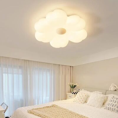 Living Room Lamp Home Decor Kids Room Minimalist Acrylic White flower Ceiling lamp(WH-MA-309)