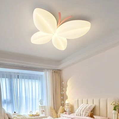 Bedroom Ceiling Lamps Creative Princess Room Little Girl Warm Romantic Butterfly Ceiling Lights(WH-MA-312)