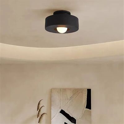 Hallway Balcony Light Bedroom Minimalist Small Light Wabi Sabi Round Simon Ceiling Lighting(WH-MA-329)