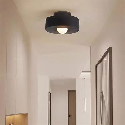 Hallway Balcony Light Bedroom Minimalist Small Light Wabi Sabi Round Simon Ceiling Lighting(WH-MA-329)