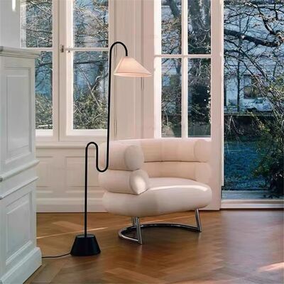 Reading Light Living Room Corner Home Decor unique fabric lampshade Roattino Floor Lamp(WH-VFL-42)