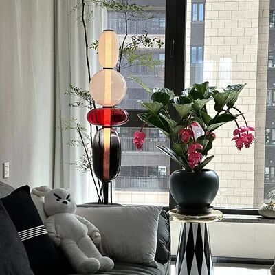 Indoor Lighting Bedroom Living Room Designer Colorful Glass Light Candy Floor Lamp(WH-MFL-180)