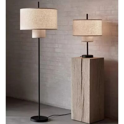 Home Decor Lighting Fixtures Living Room Sofa Lamp Led Retro Fabric Floor Lamp(WH-MFL-181)