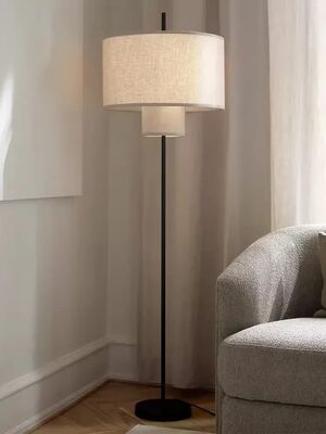 Home Decor Lighting Fixtures Living Room Sofa Lamp Led Retro Fabric Floor Lamp(WH-MFL-181)