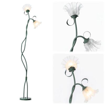 Rural Floor Lamp Home Bedroom Bedside Lamp Warm Romantic Flower Modern Lily Floor Lamp(WH-MFL-182)