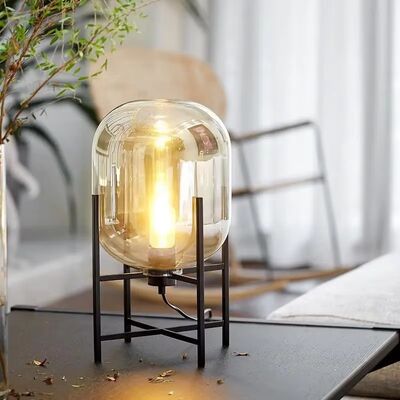 Standing Lamp Bedroom Study Decoration Home Glass Lamp Nordic E27 Oda Floor lamp(WH-MFL-190)