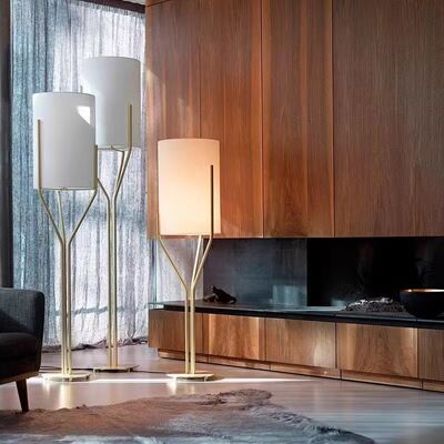 sofa Side Light Office bedroom Creative Led fabric lampshade Simple Arborescence Floor Lamp(WH-MFL-191)