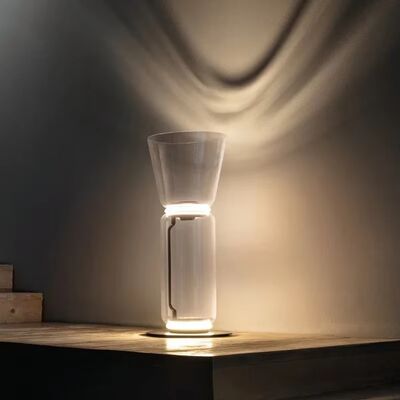 Indoor Decor Standing Light Bedroom Bedside Lamp clear glass LampShade Noctambule Floor Lamp(WH-MFL-192)