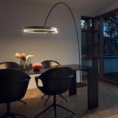 Living Room Sofa Light Bedroom Home Decor Circle Lamp Modern LED Mito Largo Floor Lamp(WH-MFL-193)
