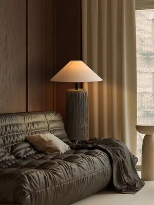 lounge standing light Living Room Corner Sofa Wabi Sabi Style Antique Pottery Pot Floor Lamp(WH-MFL-200)