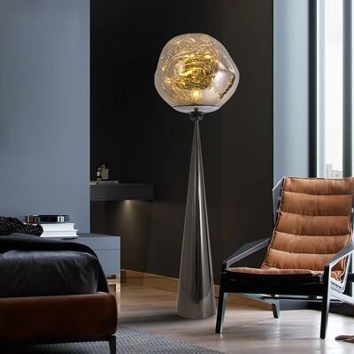 Bedroom Lighting Living Room Home Decor Melt Lava Stone Glass Floor Lamp(WH-MFL-224)