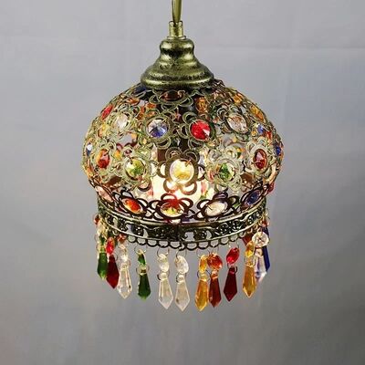 Bohemian Colorful Pendant Lamp Turkish small chandelier Light Fixture  (WH-DC-83)
