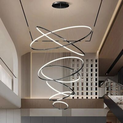 Modern Circular pendant light Creative Staircase Pendant Light(WH-NC-129)