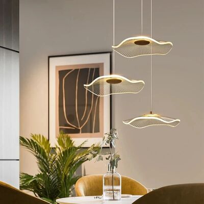 Lotus Chandeliers Staircase Lighting High-rise House Stair Chandelier Dining Room  (WH-NC-136)