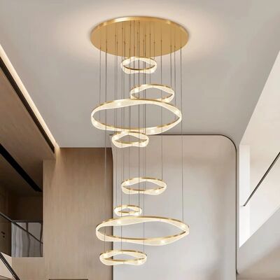 Modern ring stairs led lights pendant light lamps staircase lamp (WH-NC-142)