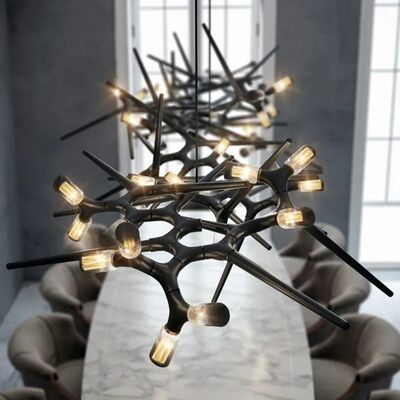 Thorn Chandeliers Postmodern Novelty Long Hanging Lamp (WH-NC-143)