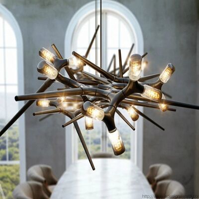 Thorn Chandeliers Postmodern Novelty Long Hanging Lamp (WH-NC-143)
