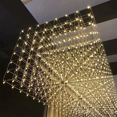 Modern Luxury Living Room Chandelier Cube Pendant Lamp (WH-NC-145)