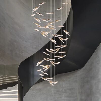 Luxury Crystal Chandelier Modern Long Staircase Chandelier  (WH-NC-149)