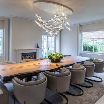 Luxury Crystal Chandelier Modern Long Staircase Chandelier  (WH-NC-149)
