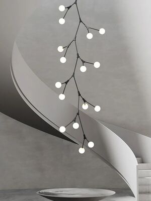 Staircase Hanging Lamps Attic Staircase Lighting Glass Pendant Light (WH-NC-150)
