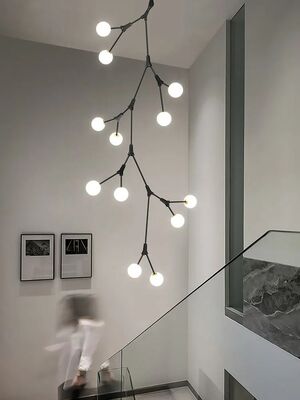 Staircase Hanging Lamps Attic Staircase Lighting Glass Pendant Light (WH-NC-150)