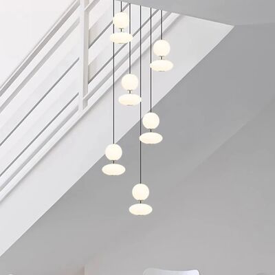 Modern home decor led lights pendant light lamps forstaircase Chandeliers (WH-NC-158)