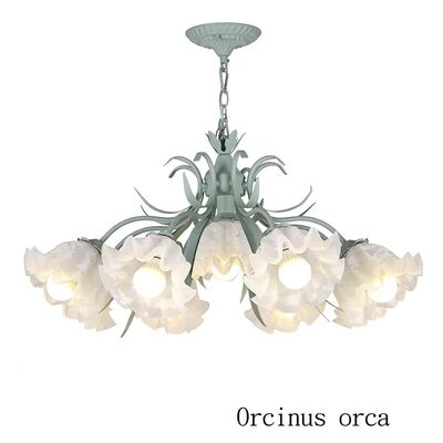 Art Parlor Dining Room Bedroom Chain Suspension Modern Romantic Flowers Chandeliers Lily of the Valley Flower Chandelier(WH-MI-470)