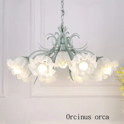 Art Parlor Dining Room Bedroom Chain Suspension Modern Romantic Flowers Chandeliers Lily of the Valley Flower Chandelier(WH-MI-470)