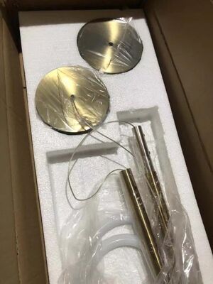 LED Postmodern Golden White Designer Chandelier Lighting Flexible Linear Curve Chandelier(WH-MI-485)
