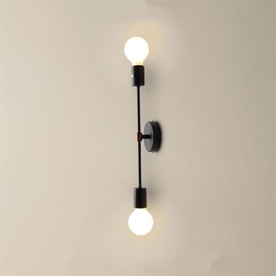 Creative Bedside Iron Double Head LED Wall Lamps Bedside lamp (WH-VR-17）